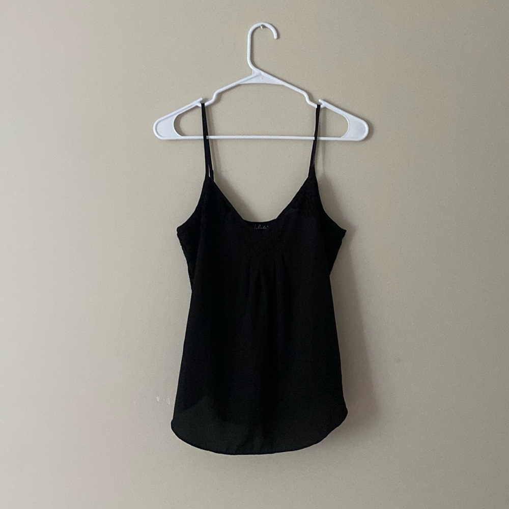 Talula Black Spaghetti Strap Tank Top